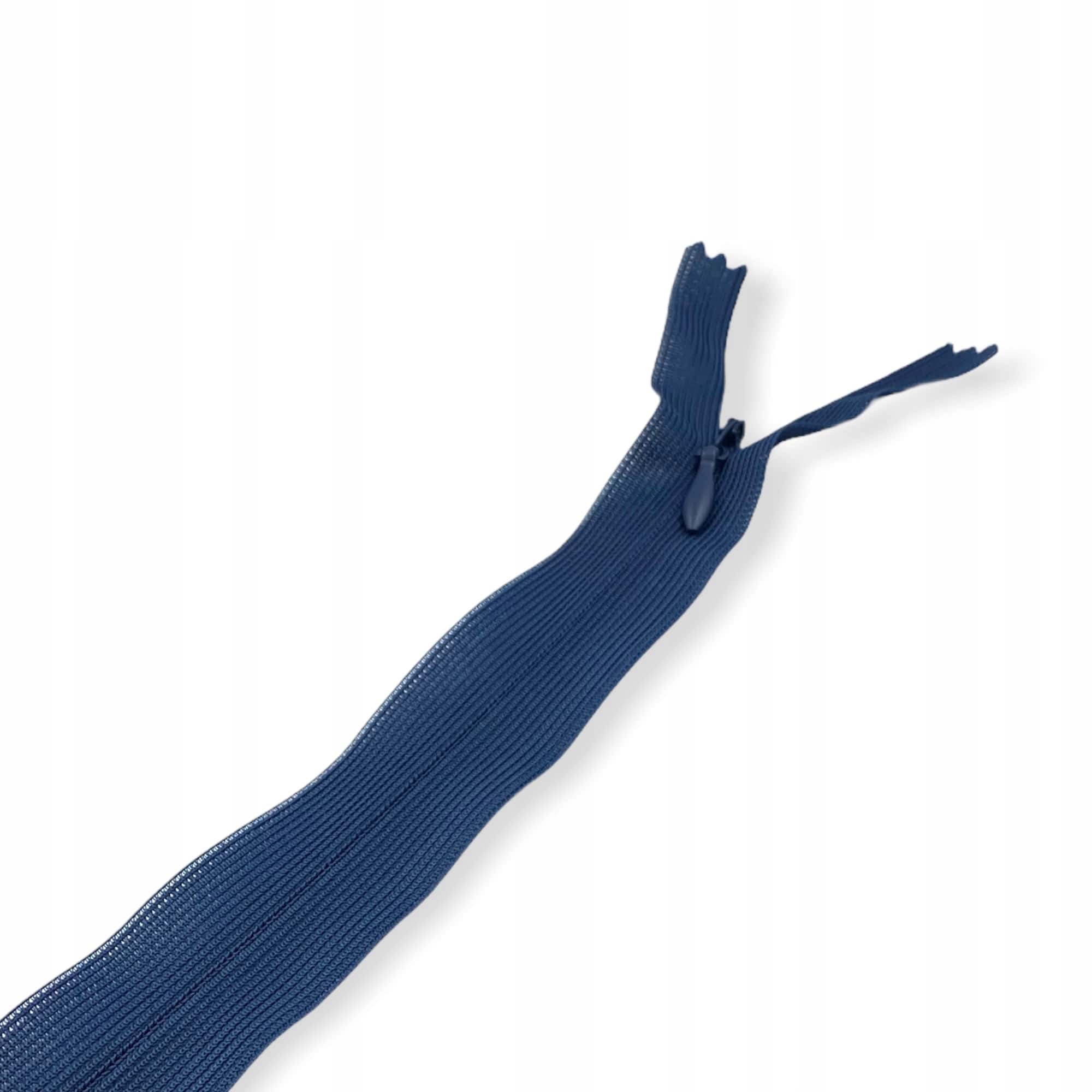 Zamek kryty nierozdzielczy Alpha granatowy 30cm