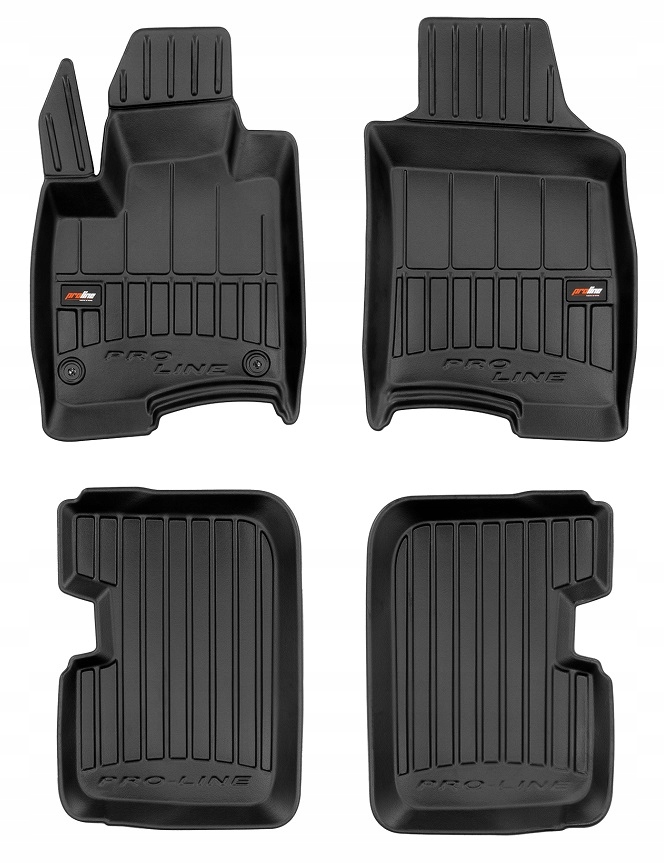 Koberce Gumové Stěrače Fiat Panda 3 III od roku 2011 2021 Korytka 3D