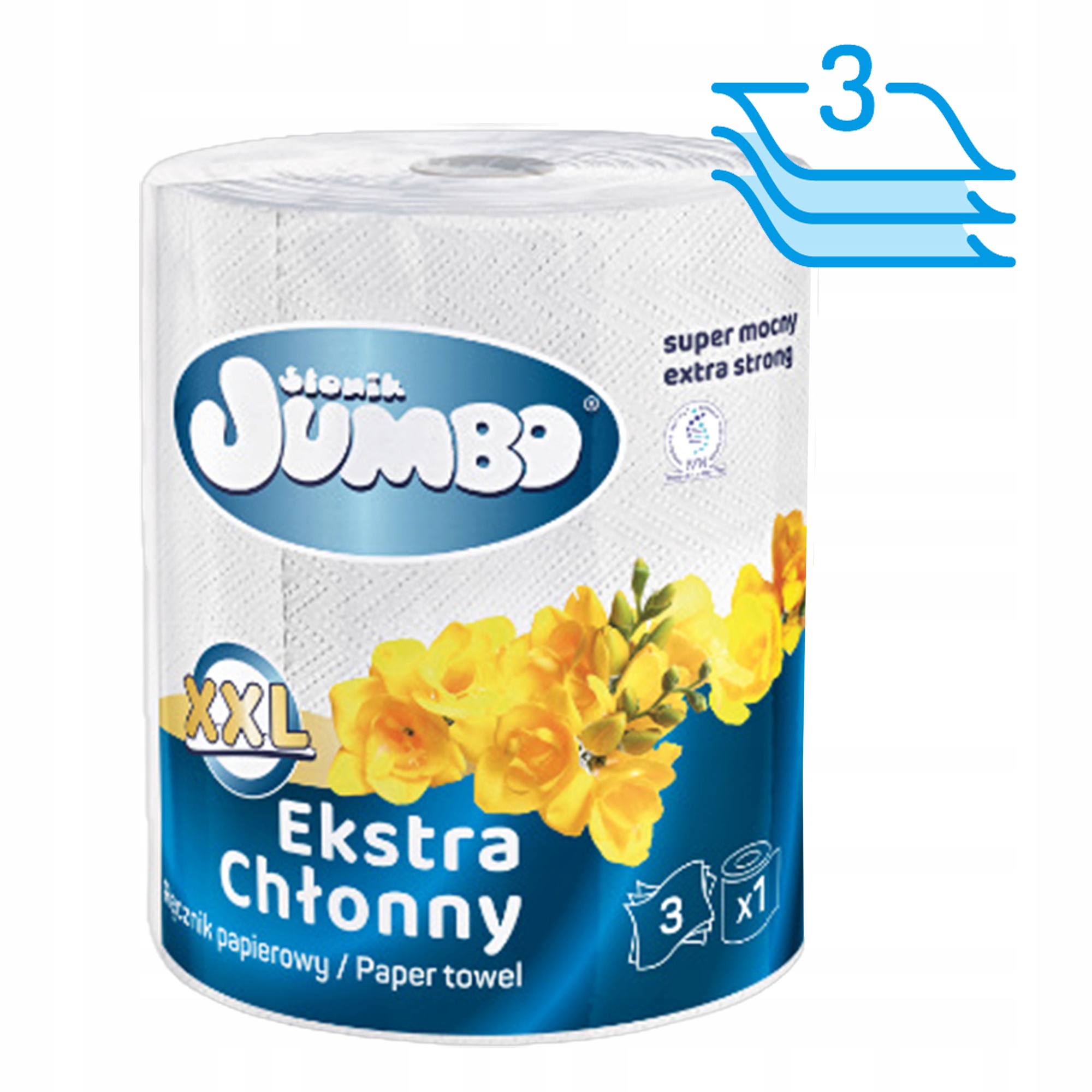 

Ręcznik Papierowy Słonik Jumbo XXL 3 Warstwy