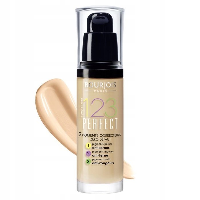 BOURJOIS 123 PERFECT Podkład do twarzy - 51 LIGHT VANILLA 30ml