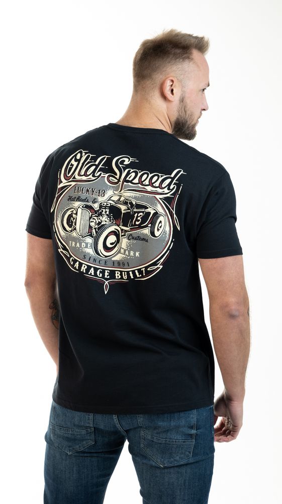 

Koszulka Old Custom (M) czarna Lucky 13
