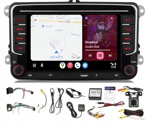 Rádio Navigácia Android Seat Alhambra 2010-2015 Carplay 6GB 128GB