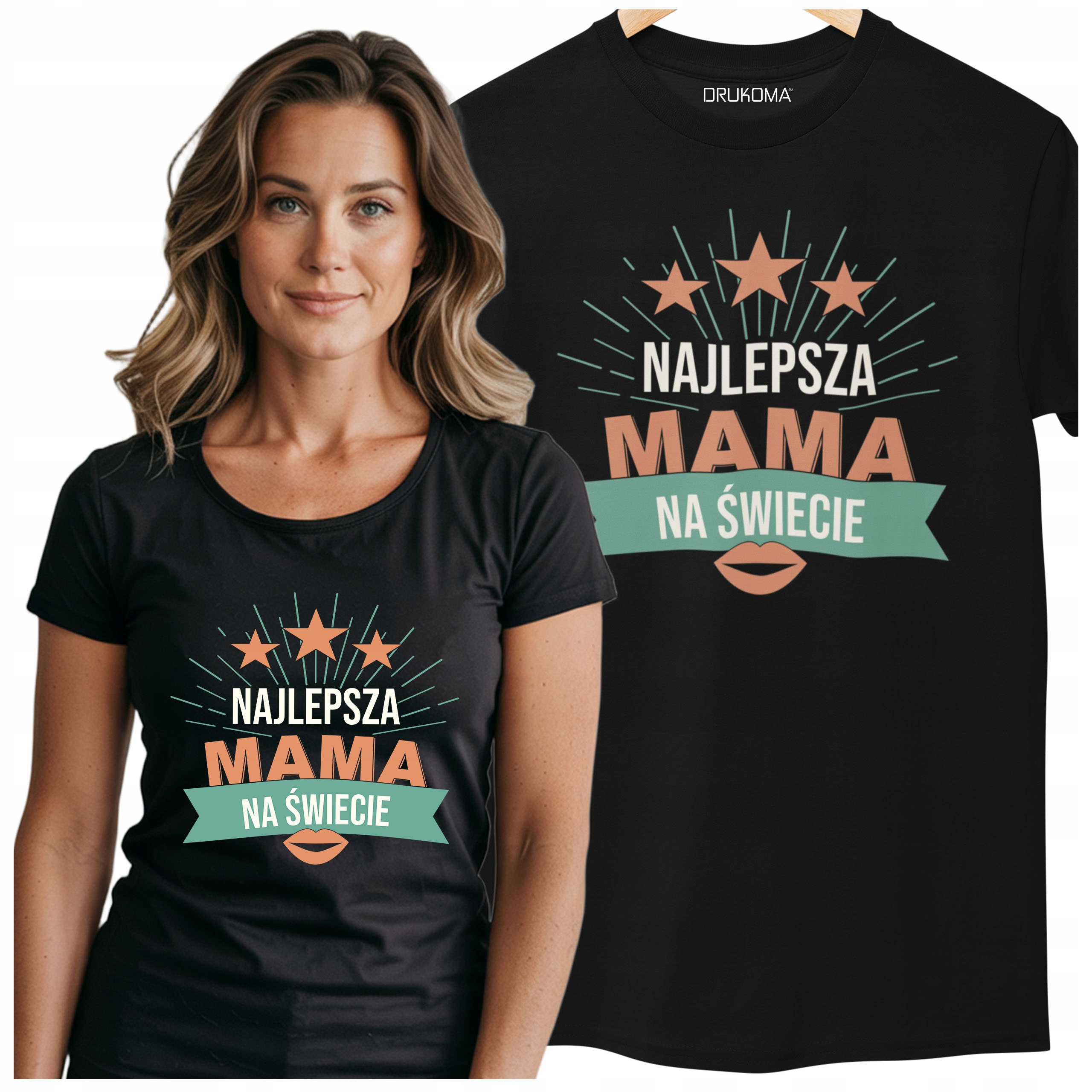 TRIČKO DEŇ MAMY Vtipný Darček pre matku Najlepšia mama LÚČE KO