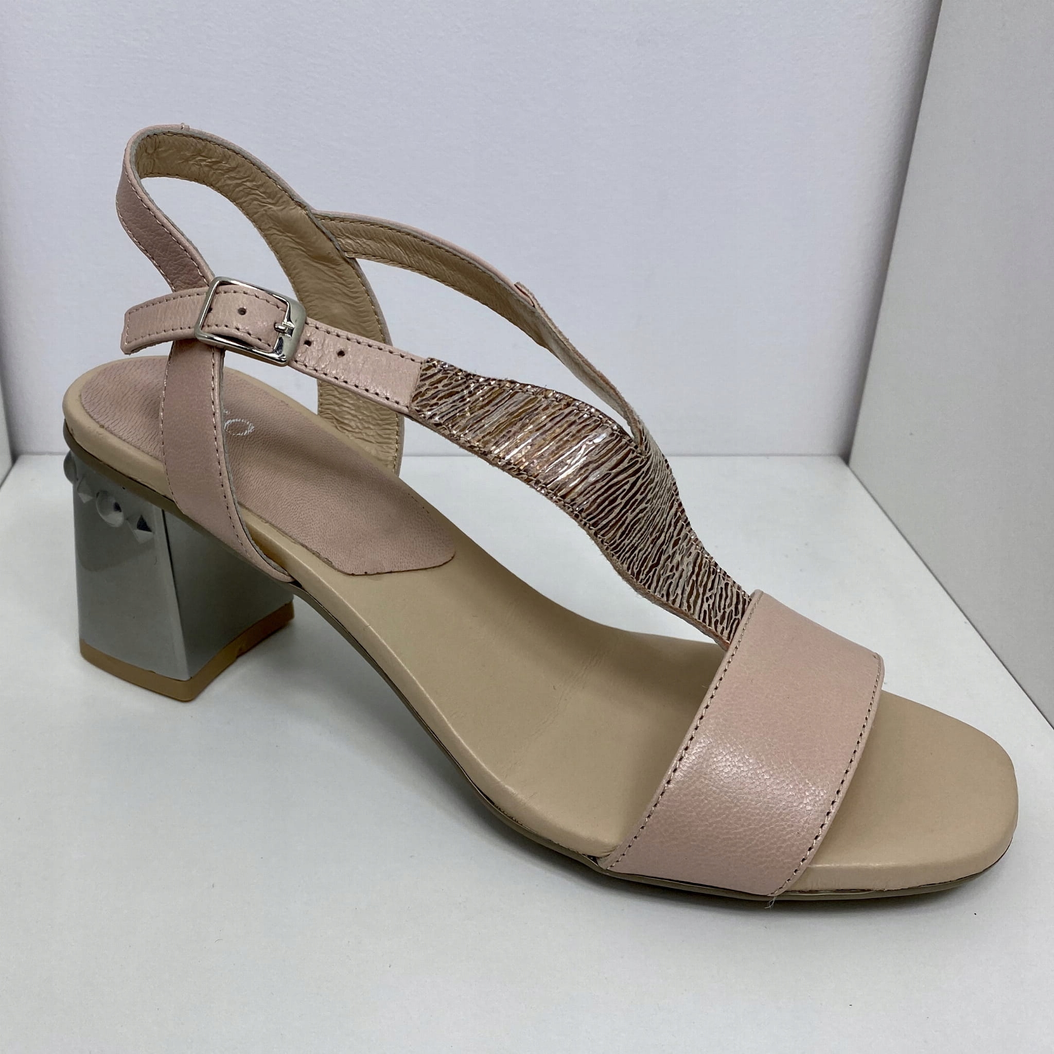 Dámské sandály Higo kůže Roma 2 růžové 39