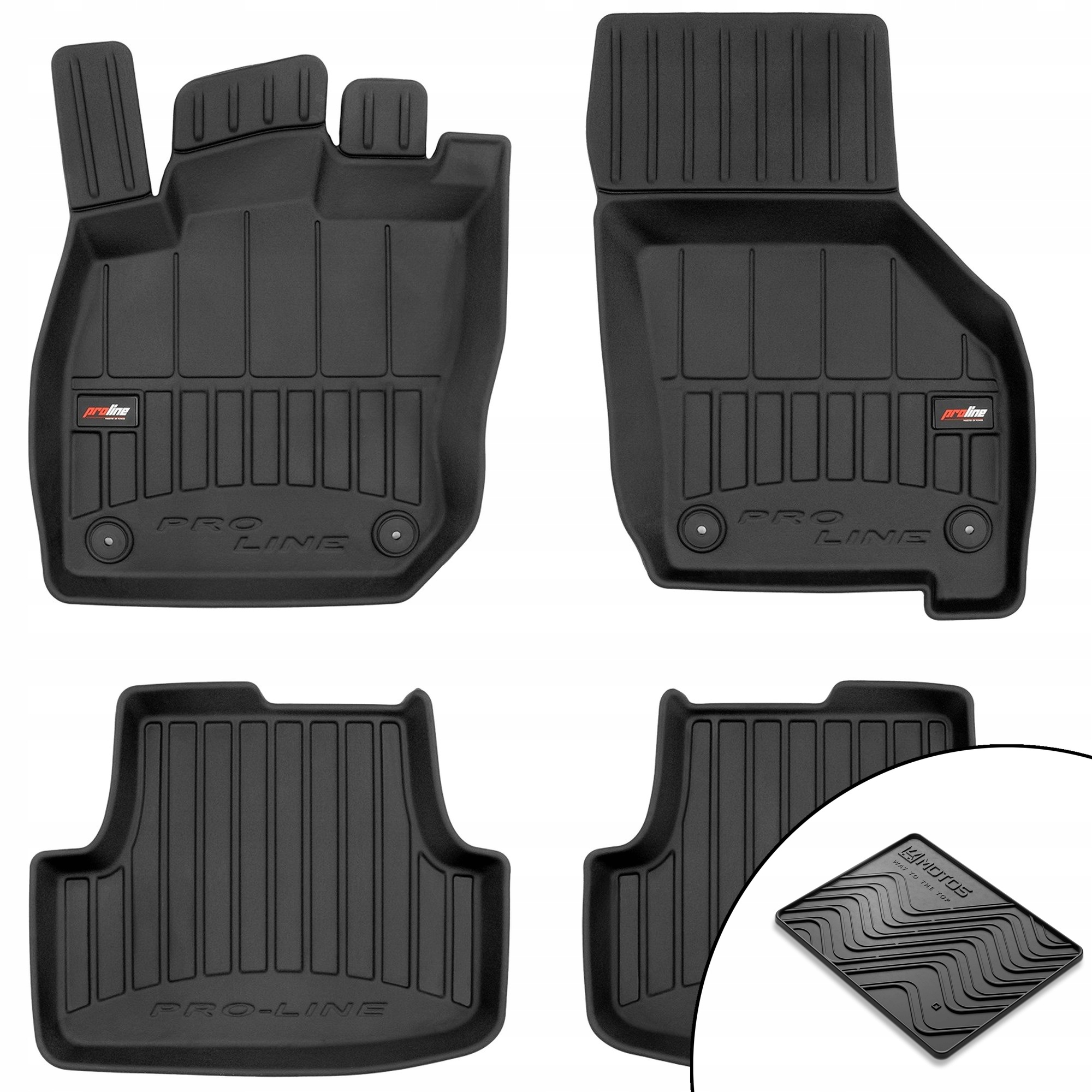 3D gumové rohože pre Volkswagen Golf VIII od roku 2019 rohož zdarma