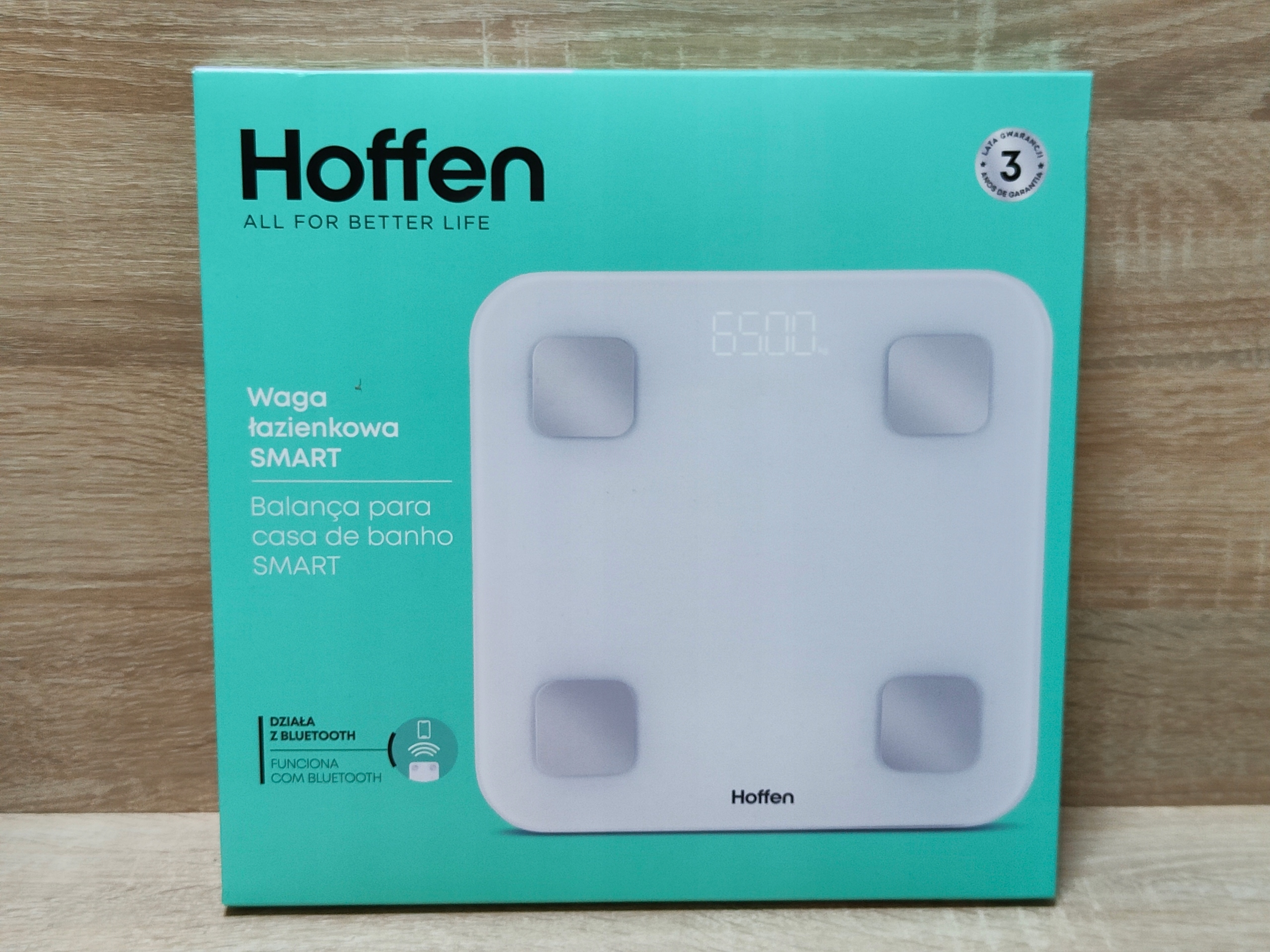 Waga łazienkowa Hoffen AL-110141 Biała