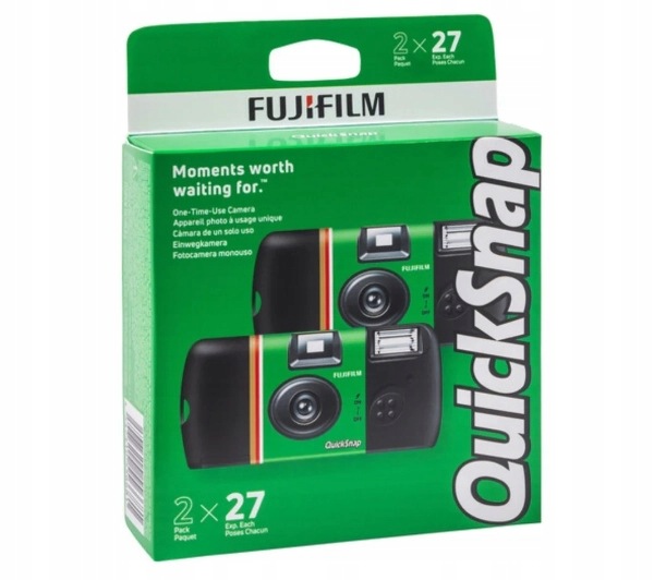 Fujifilm QuickSnap ISO 400 27zdjęć 2szt