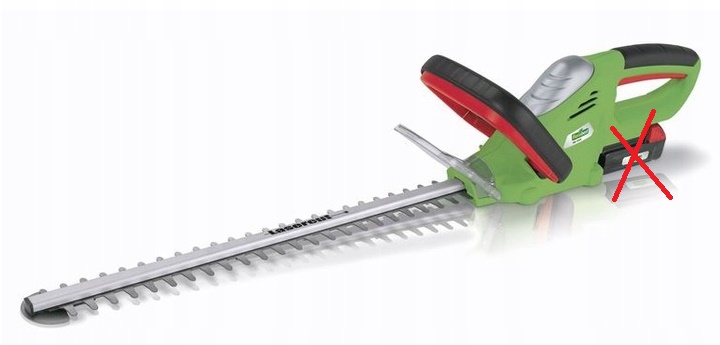 Nożyce Aku do żywopłotu Florabest Fah Grizzly 18 V