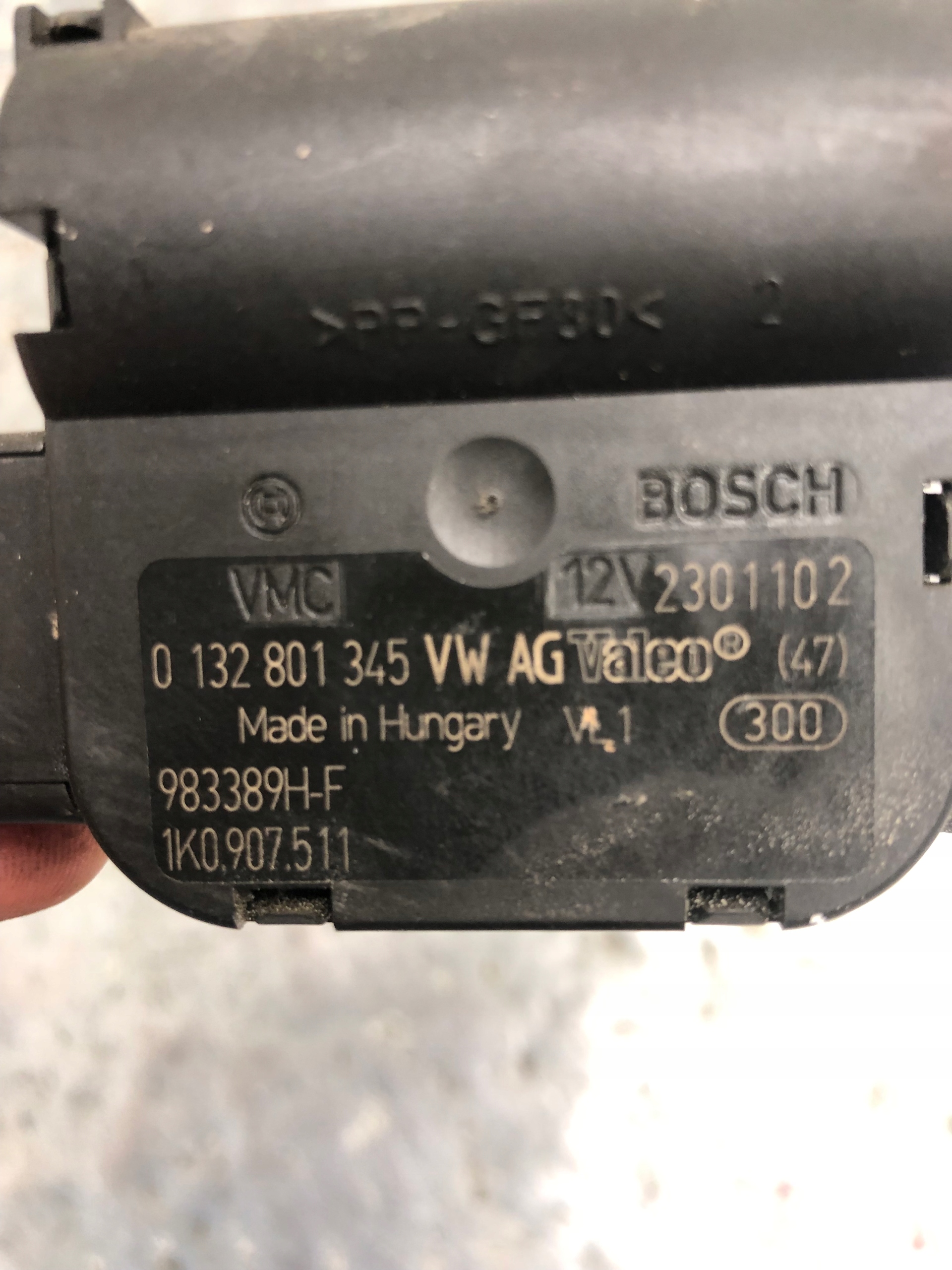 Motor heizgebläse VW 1K0907511