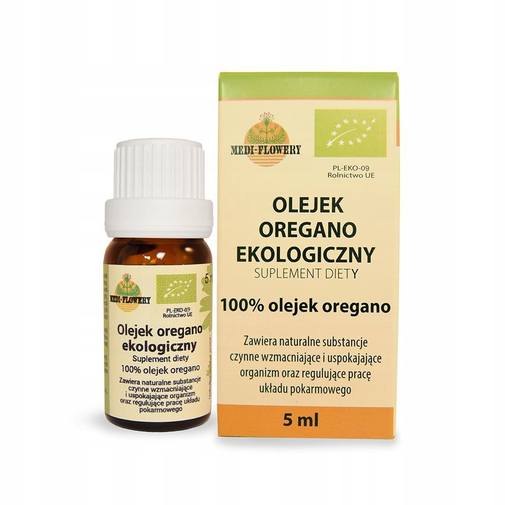 

Olejek oregano 100% Bio 5ml Medi-flowery