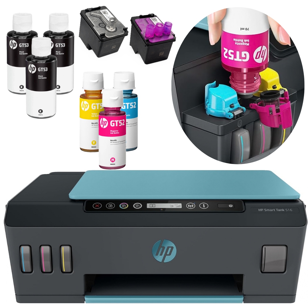 Inkoustová multifunkční tiskárna Barva Hp Smart Tank 516 Wi-Fi