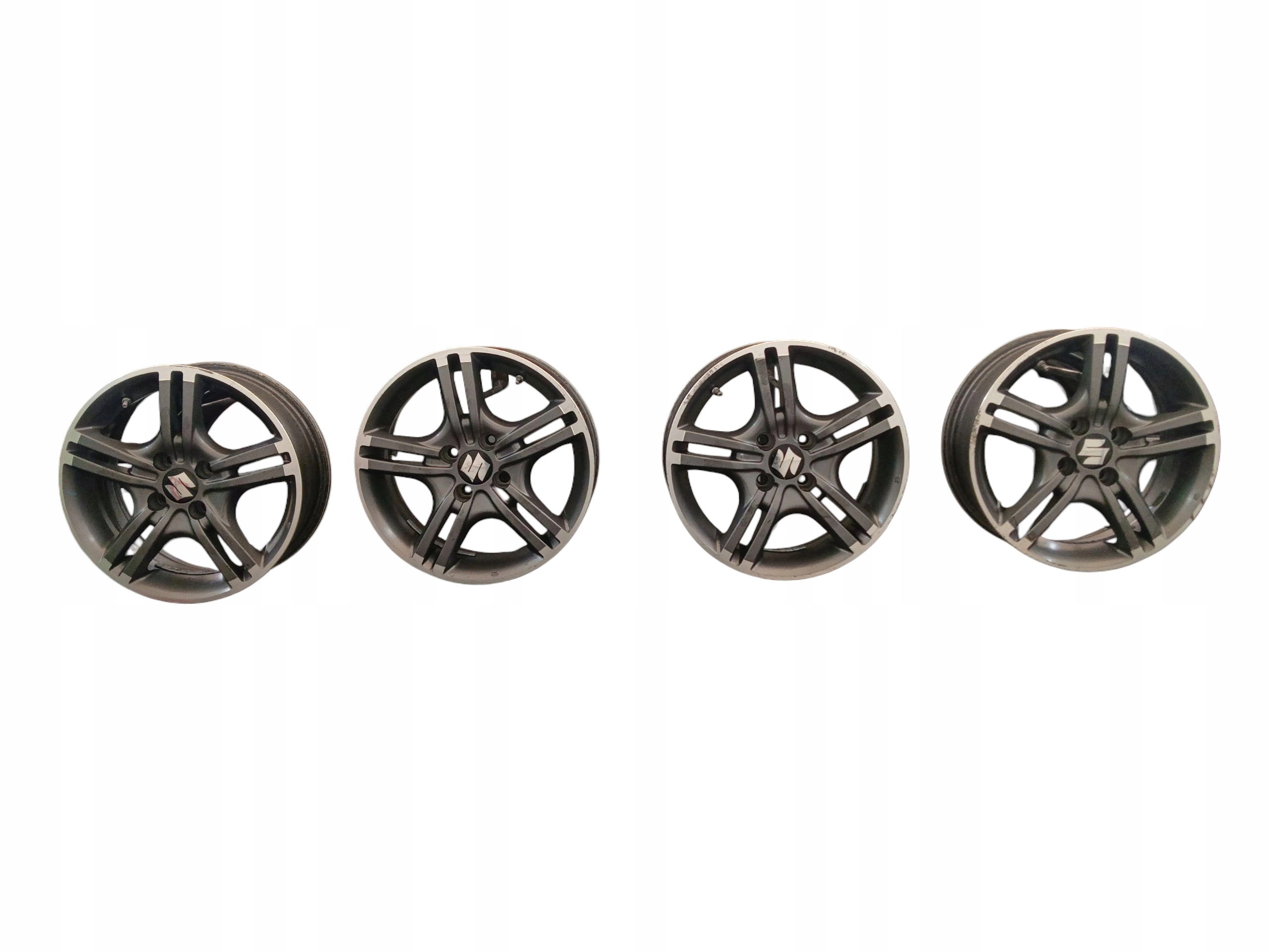 4x discs aluminium SUZUKI SWIFT V MK7 6.0"x15" 4x100 ET35