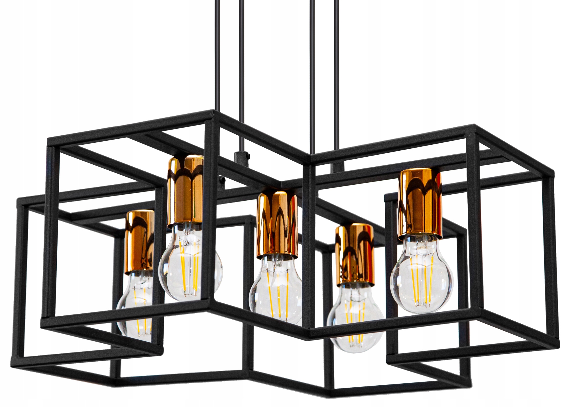 

Lampa Sufitowa Plafon Żyrandol Loft Edison Led