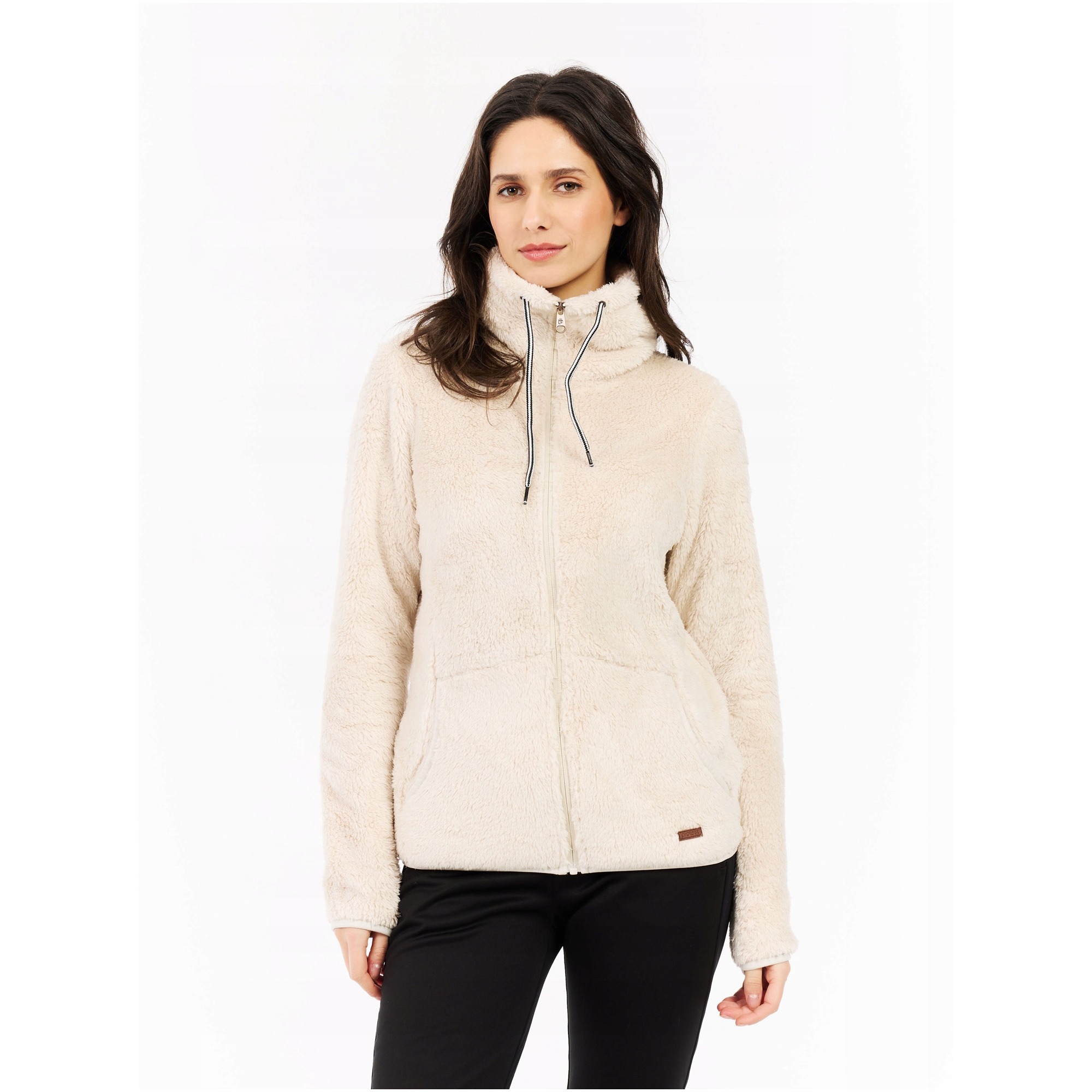 Bluza damska polarowa rozpinana Protest Riri biała r. XXL