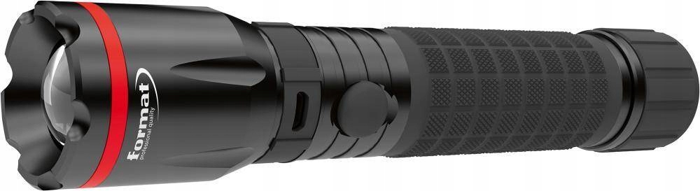 Akumulatorowa latarka kieszonkowa LED 300lm FORMAT