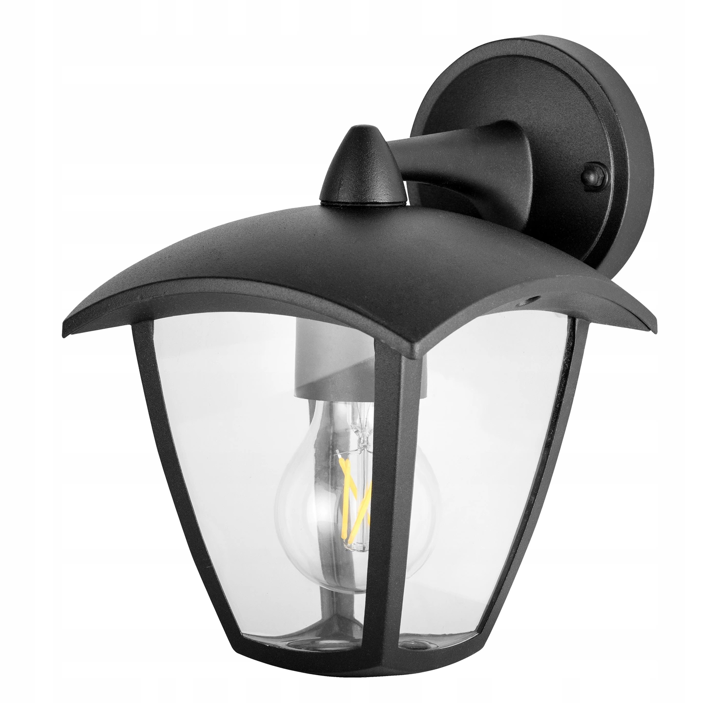 

Lampa Kinkiet Ogrodowy Zewnętrzny Dolny Czarny Led