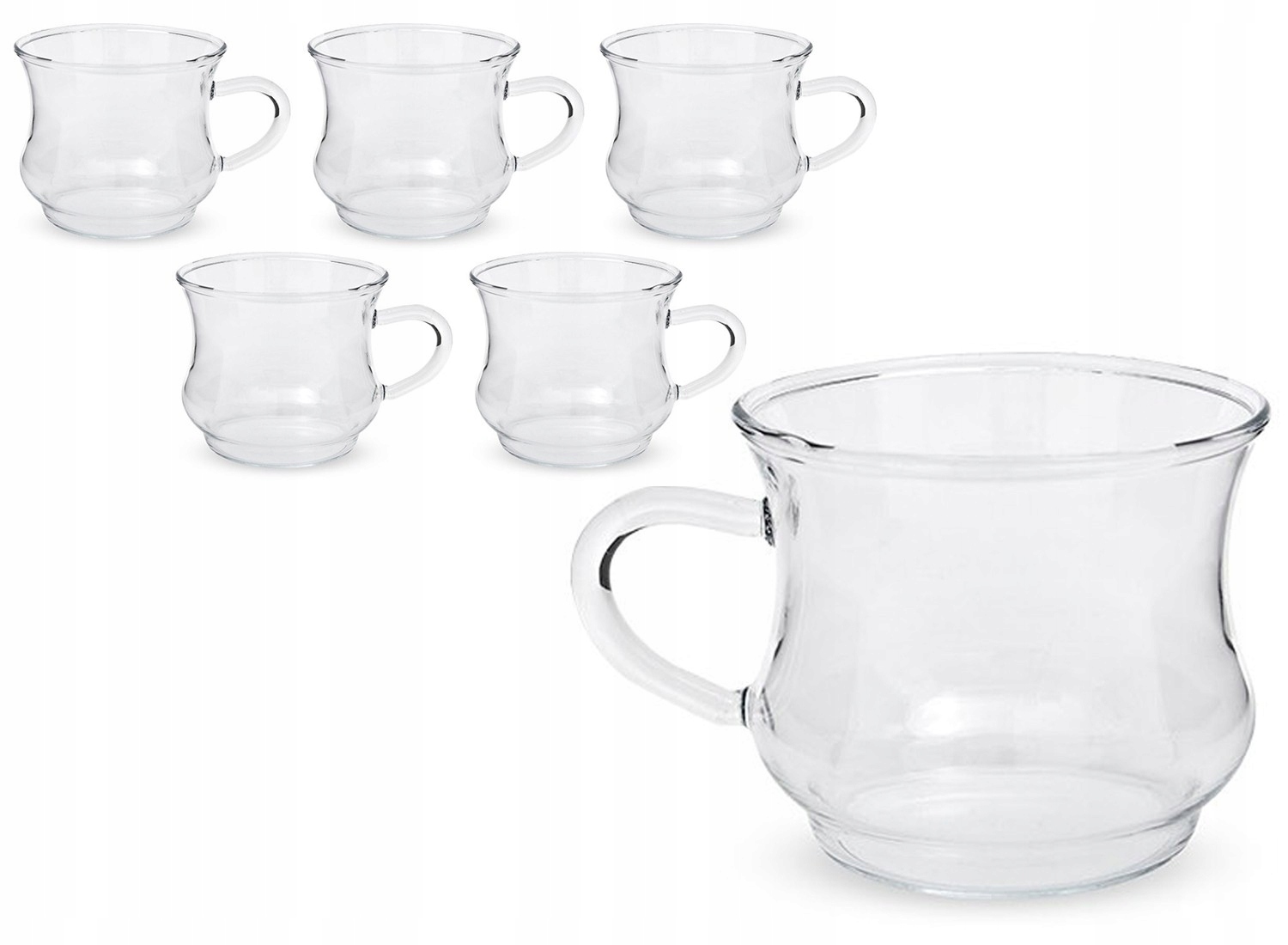 

Szklanki żaroodporne filiżanki Iza 220ml 6szt