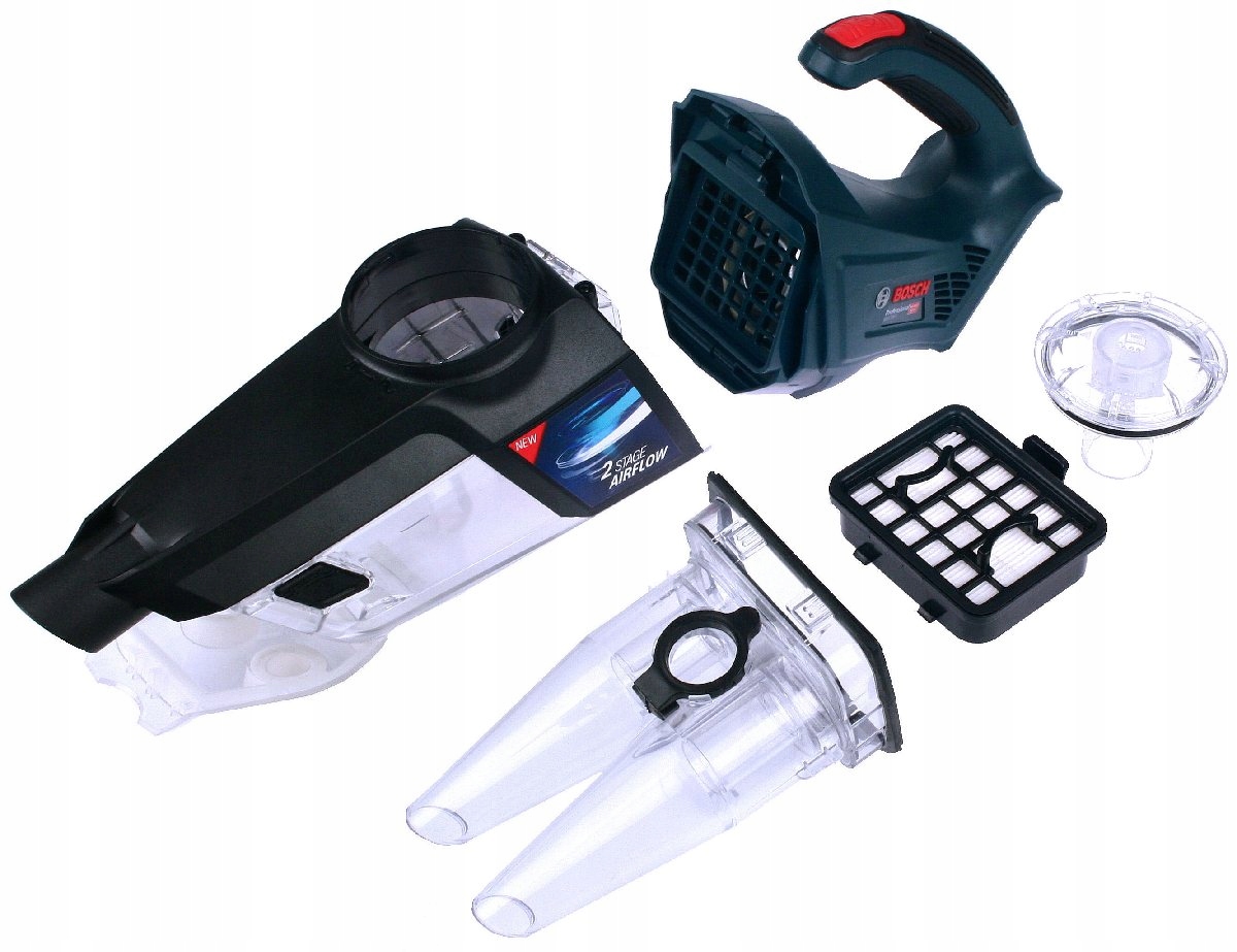 ODKURZACZ AKUMULATOROWY GAS 18 V-1 BOSCH 2x2,0Ah Maksymalna moc 0 W