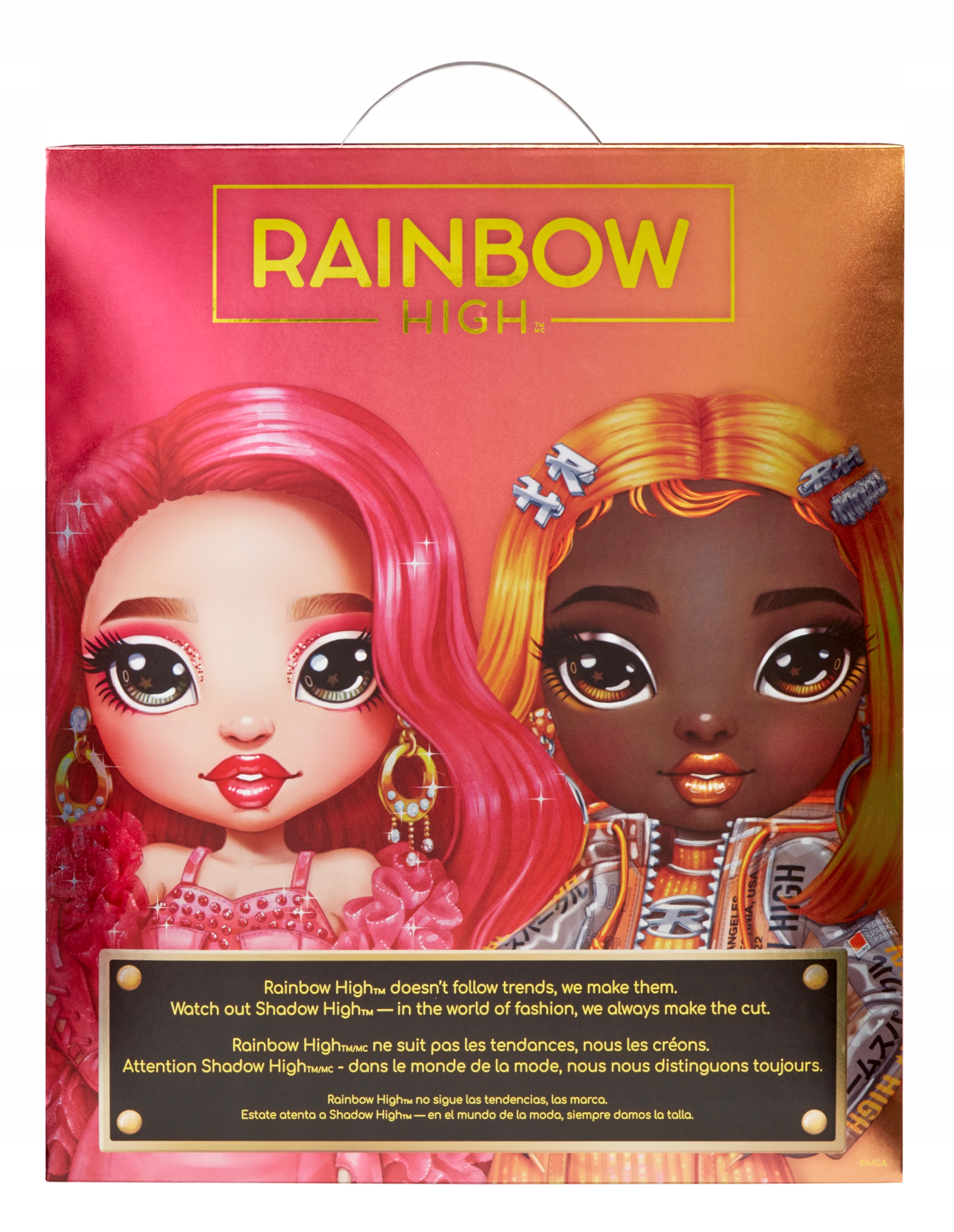RAINBOW HIGH FASHION LALKA MICHELLE ST CHARLES Materiał plastik tkanina