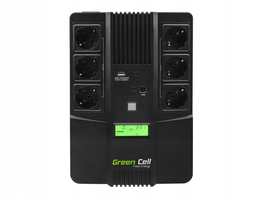 UPS07 Greencell Ups multifunkční zařízení 800VA 480W Green Cell UPS07