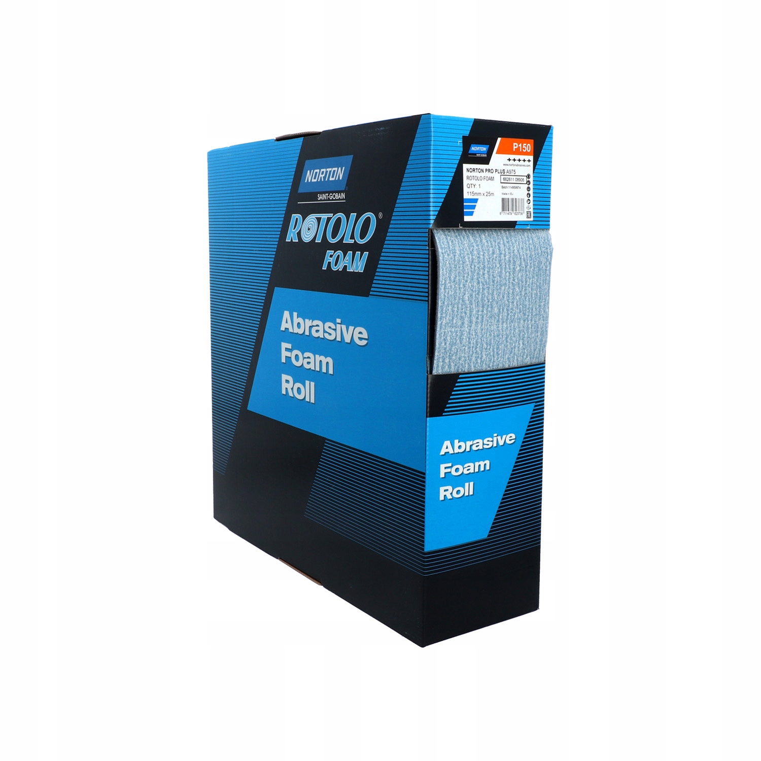 Brúsny Papier Norton Pro Plus A975 Rotolo 115mmX25m P150