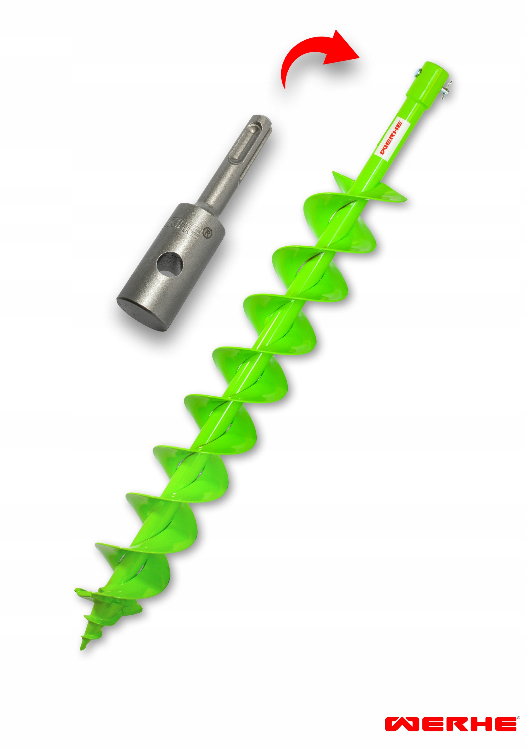 

Świder Wiertło do Gleby 80H mm Adapter Sds Plus