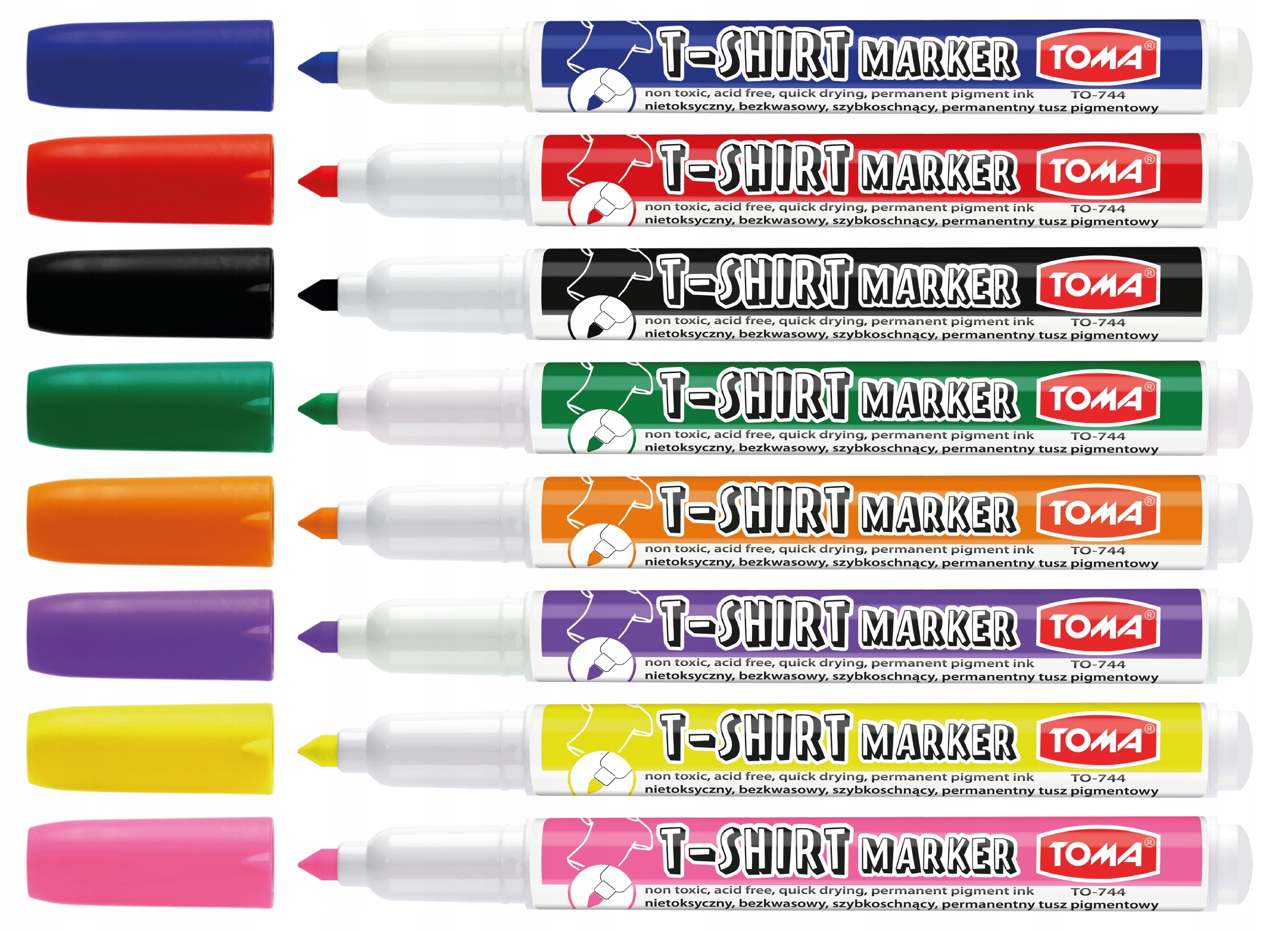 

mazak marker flamaster do ubrań tkanin shirt 1szt