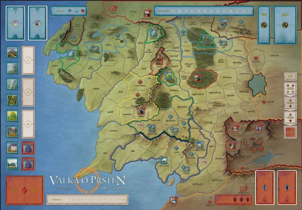 REXhry Válka o prsten: Neoprenová herní podložka