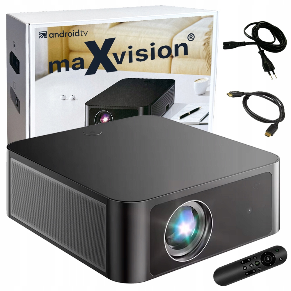 Rzutnik Projektor Led Full Hd Android maXvision Bardzo Jasny 38000 LM