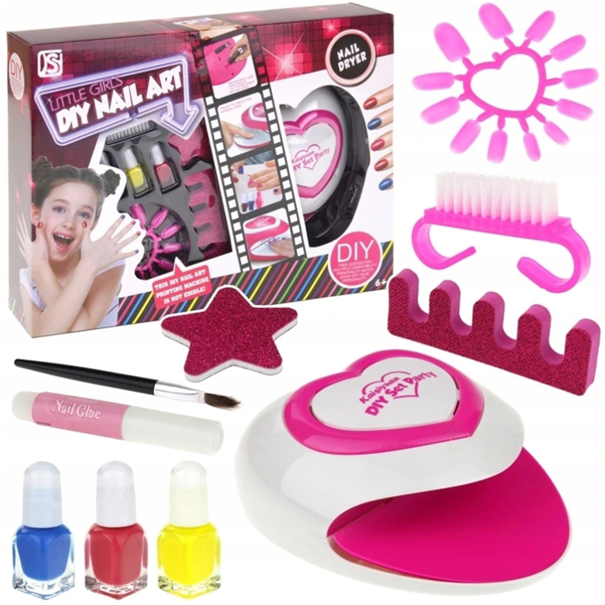 

Zestaw Do Malowania Paznokci Manicure Suszarka
