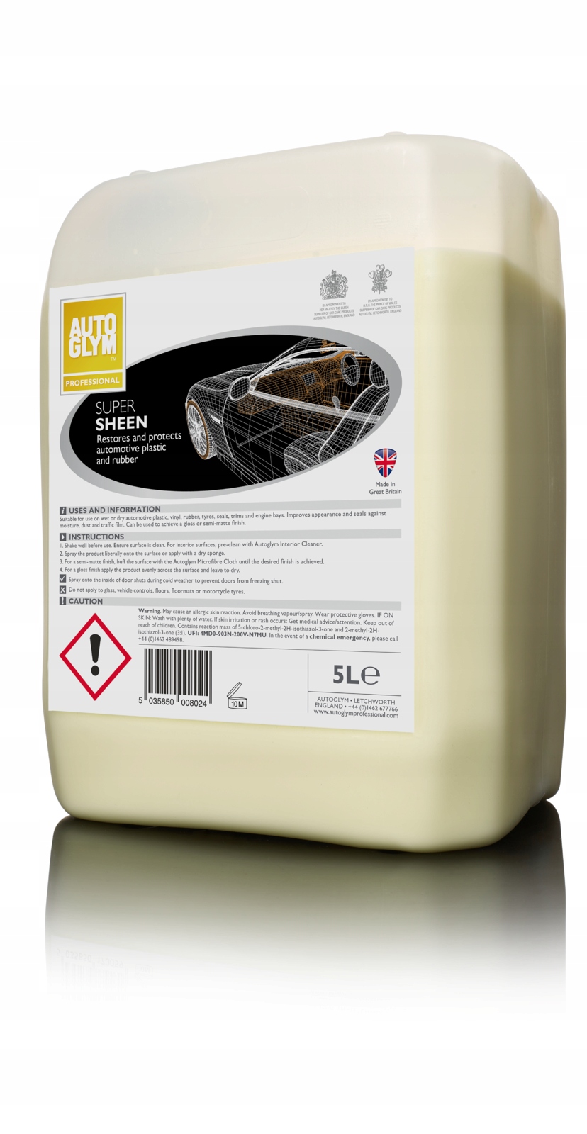 Autoglym Professional Line Sheen dresing na plast a gumu 5L