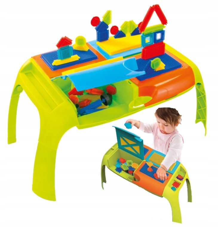 

Mochtoys Bloko Stół Konstruktora Z Klockami 12M+