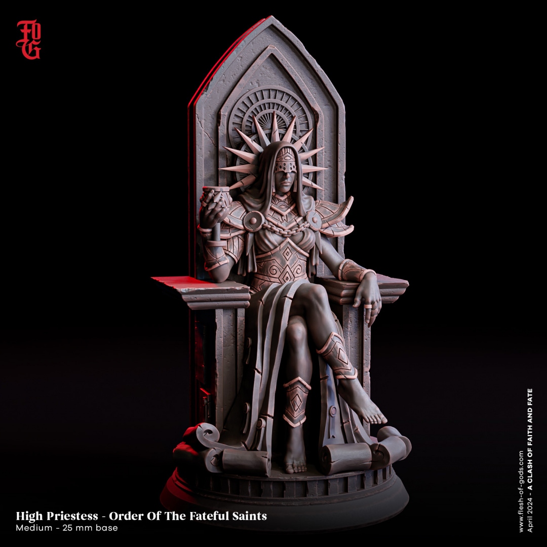 High Priestess - Order Of The Fateful Saints Figurka RPG DnD Pathfinder