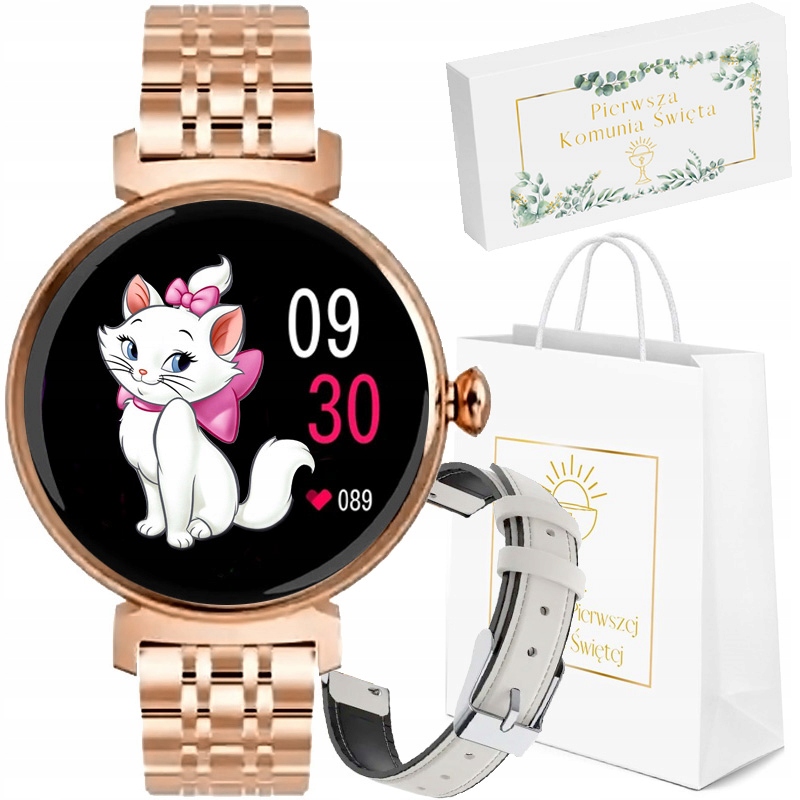 Hodinky Chytré Hodinky Rubicon Dárek Svaté Přijímání Pro Dívku, multifunkční