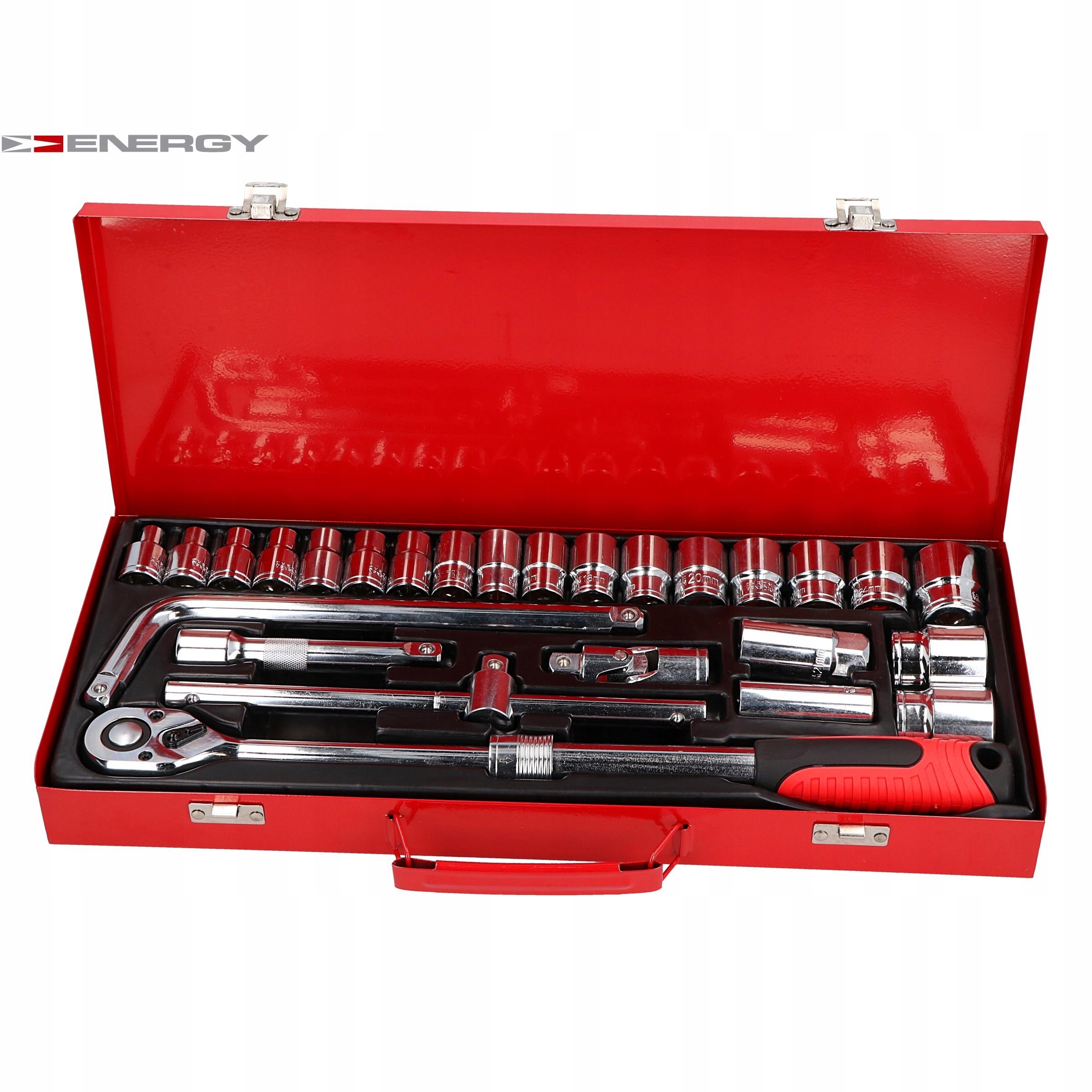 ZESTAW KLUCZY I NASADEK 1/2" 26-ELEM. Marka Energy