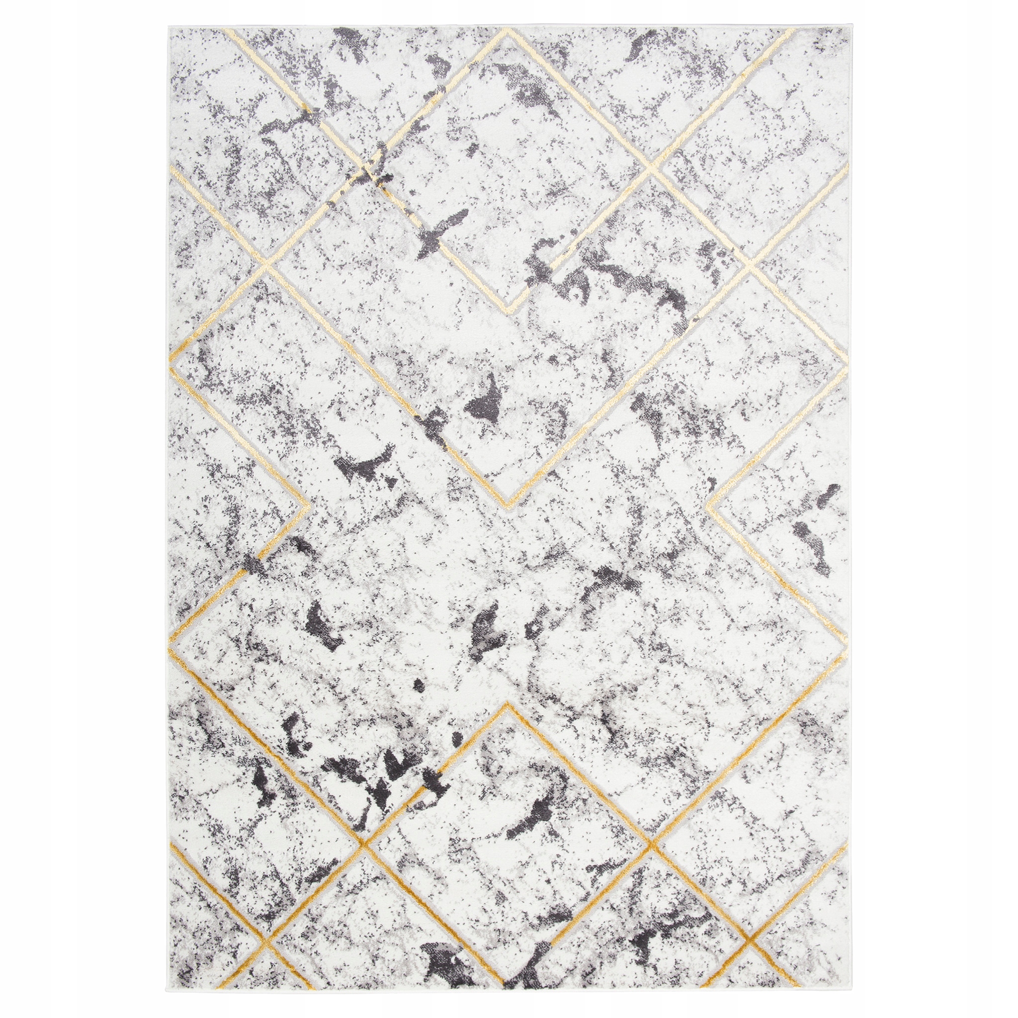 Dywan Shine Złoty 200x300 Niezwykły Nowoczesny r8