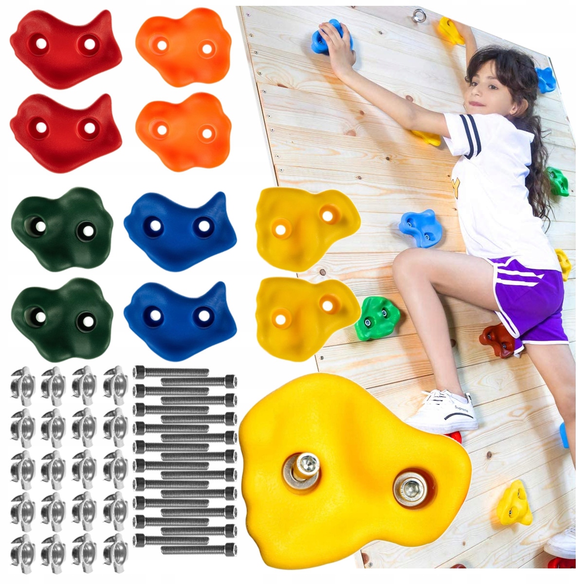 

Uchwyty Kamienie Do Wspinaczki Śruby Zestaw 10 Szt