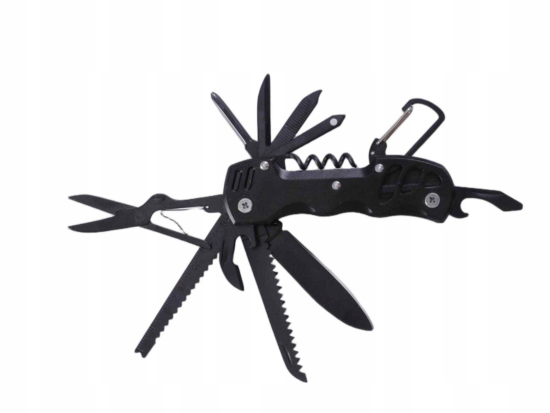 Multitool Scyzoryk Wielofunkcyjny Czarny