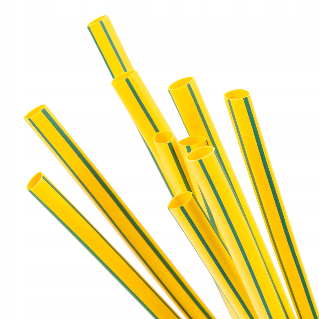 Rurka termokurczliwa 25,4/12,7 żółto-zielona 1m