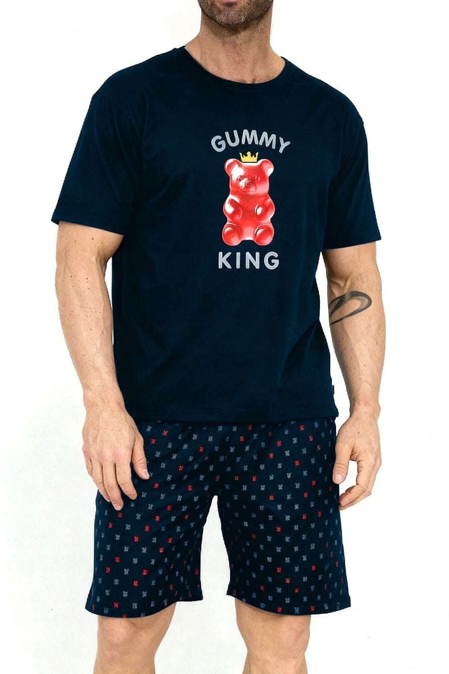 Pánské krátké pyžamo Cornette 326/205 Gummy King [Velikost S]