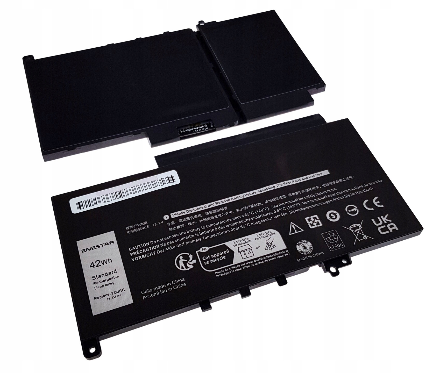 Bateria do Dell 1W2Y2 242WD 7CJRC Latitude E7270 E7470 MC34Y PDNM2 V6VMN