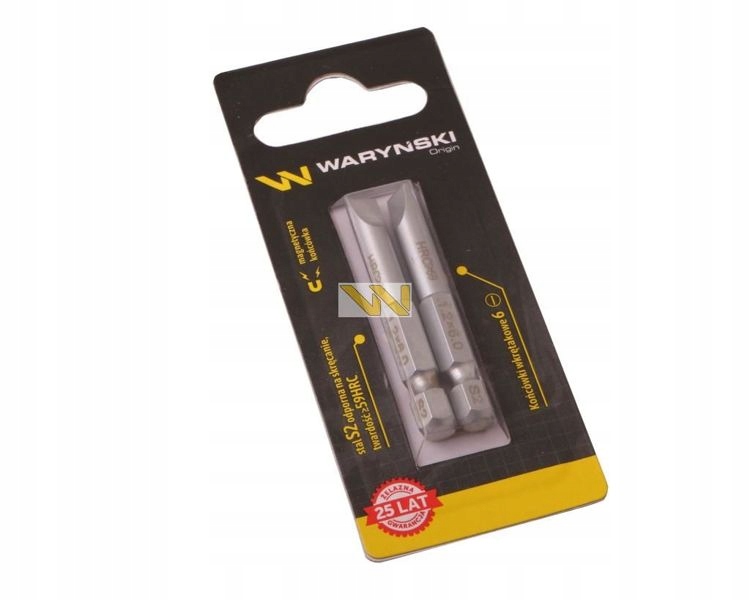 Końcówki wkrętakowe 6 50mm Waryński komplet Marka Waryński