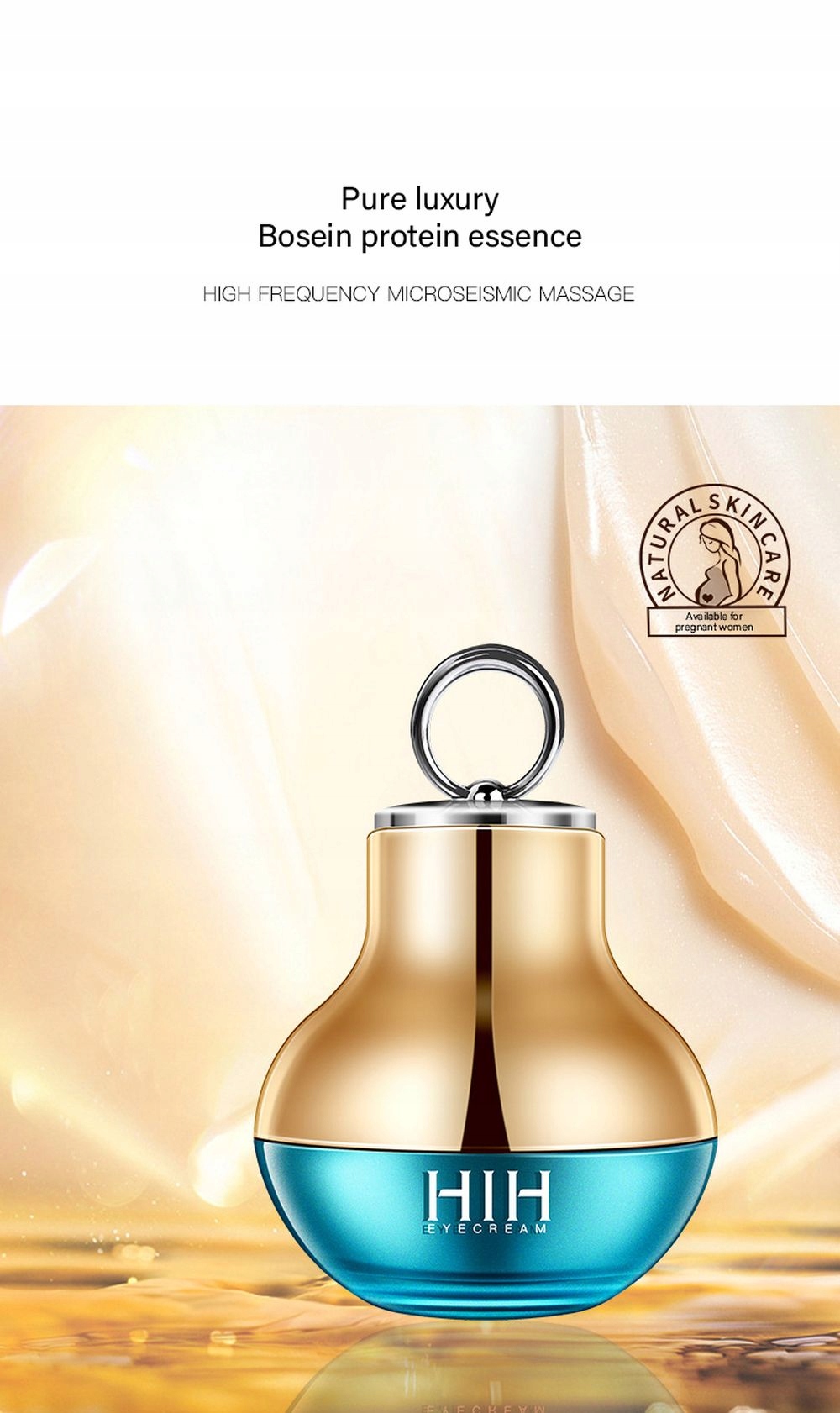 HIH Krem pod oczy Anti-aging 50 g + MASAŻER Marka inna marka