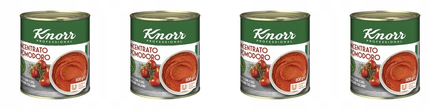 Levně 4 x 800 g koncentrátu Knorr Concentrato di pomodoro