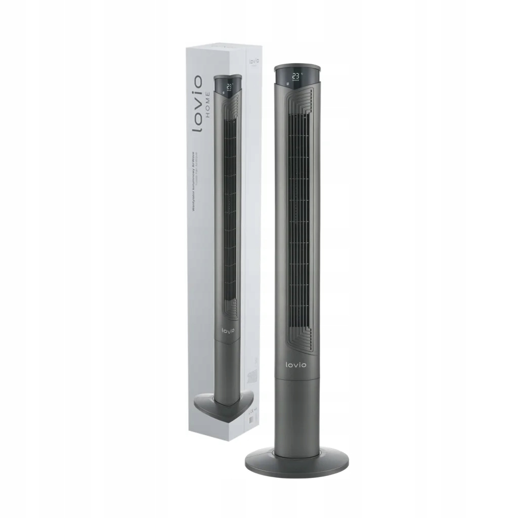 Sloupový ventilátor Lovio titanový LVTF101N24C-TI