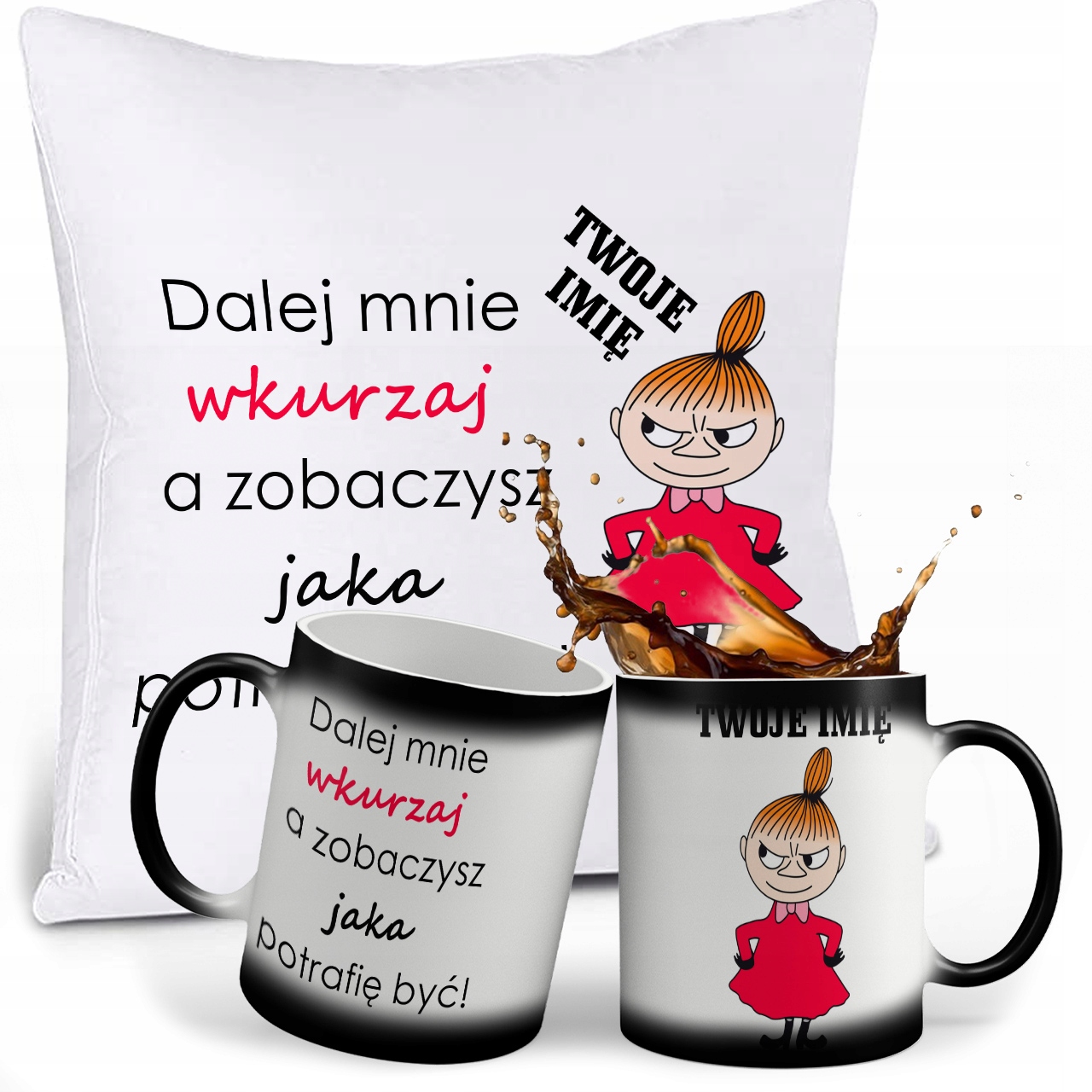 

Zestaw Mała MI Magiczny Kubek Poduszka