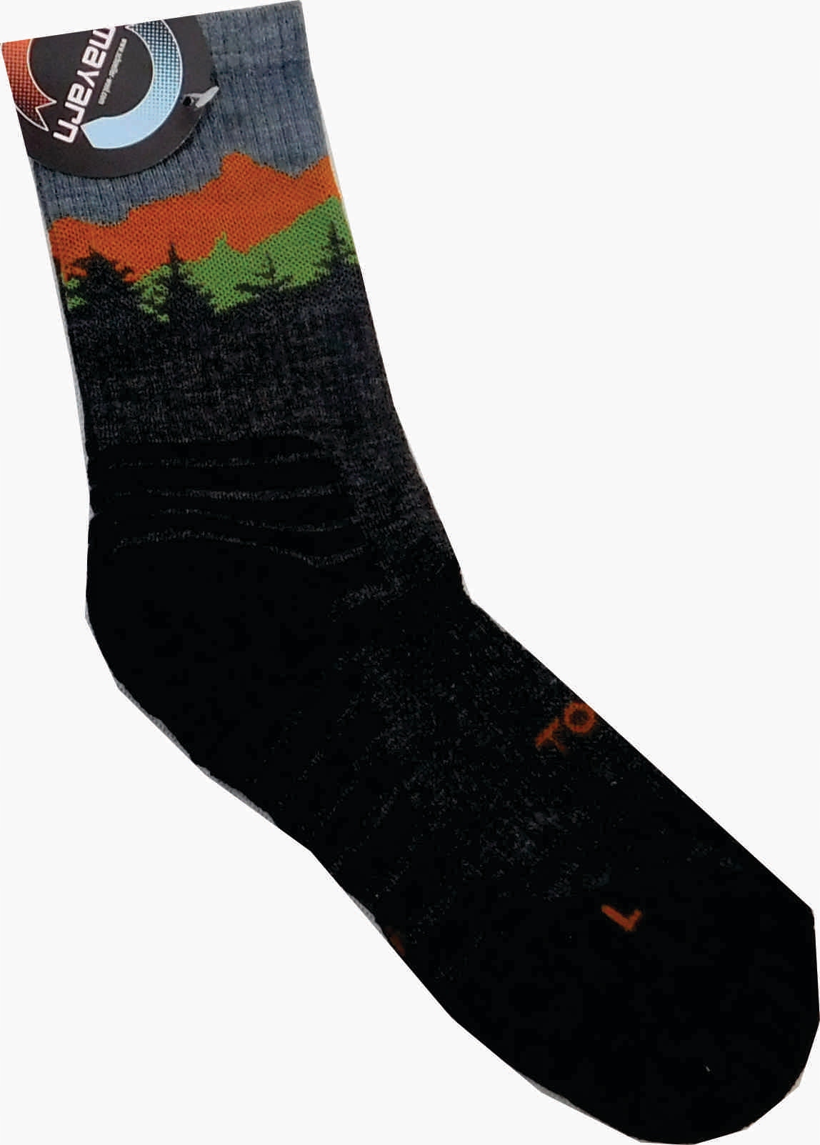Termoaktywne skarpety treking Falcon Trail Merino r.43-46 grey