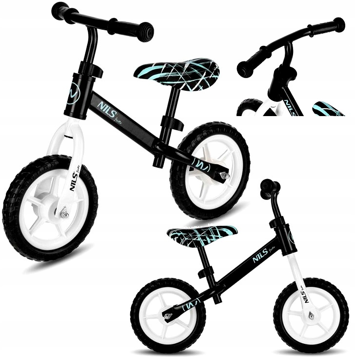 Běžecké kolo Nils Fun Balance RB134 pro děti, ultralehké, černé