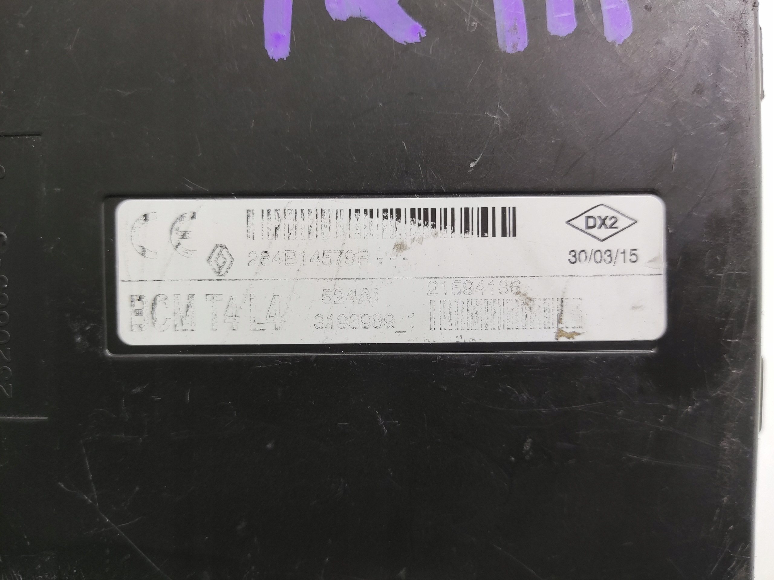 module control unit BCM T4LA RENAULT TRAFIC III VIVARO B 284B14579R 2014-2019