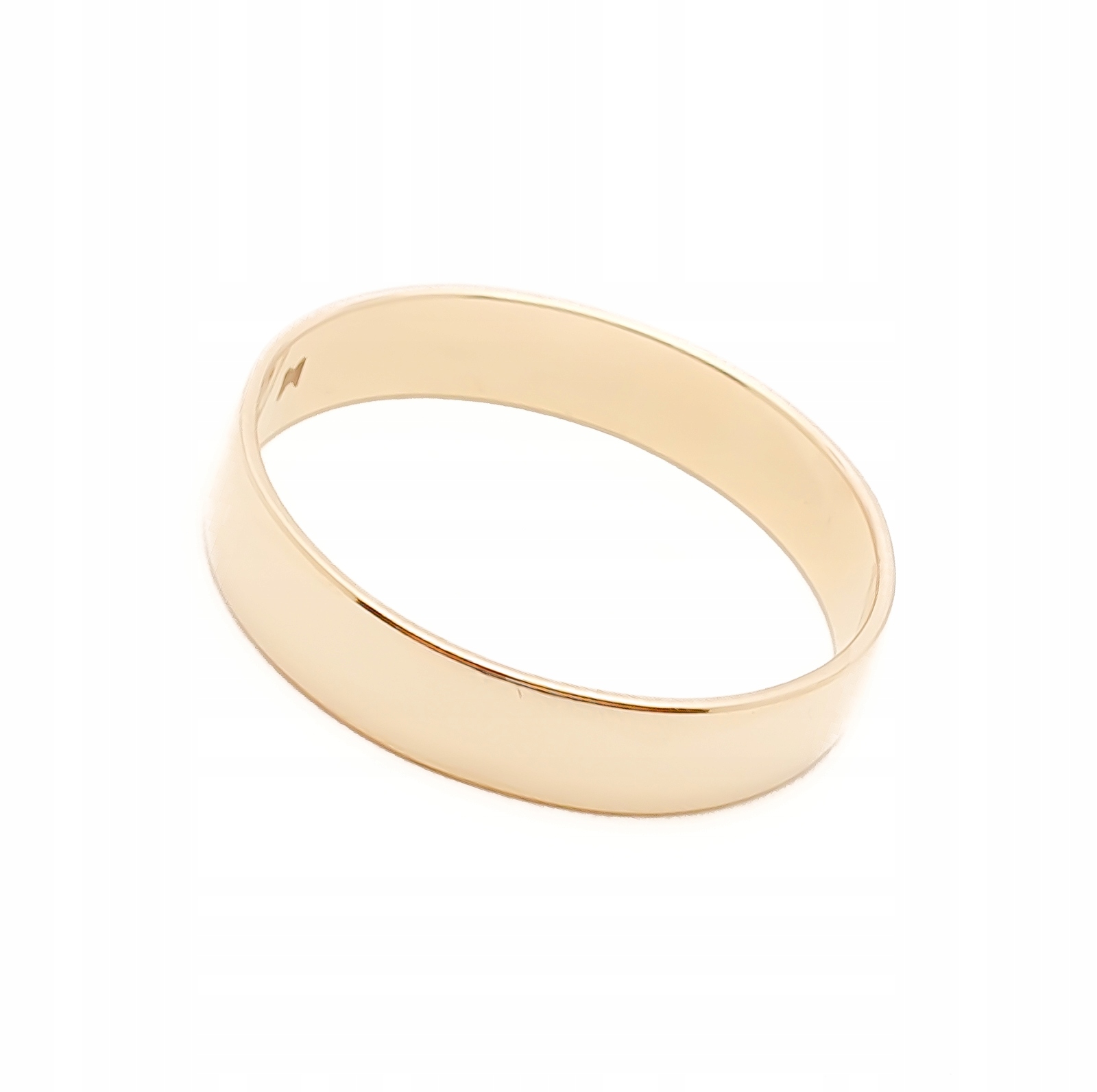 ZŁOTA OBRĄCZKA 585 4mm PÓŁOKRĄGŁA BEZSZWOWA ROZMIAR OD 16 DO 22 OD RĘKI Kod producenta OPTYMALNA ODPOWIEDNIA GRUBOŚĆ WYSOKOŚĆ